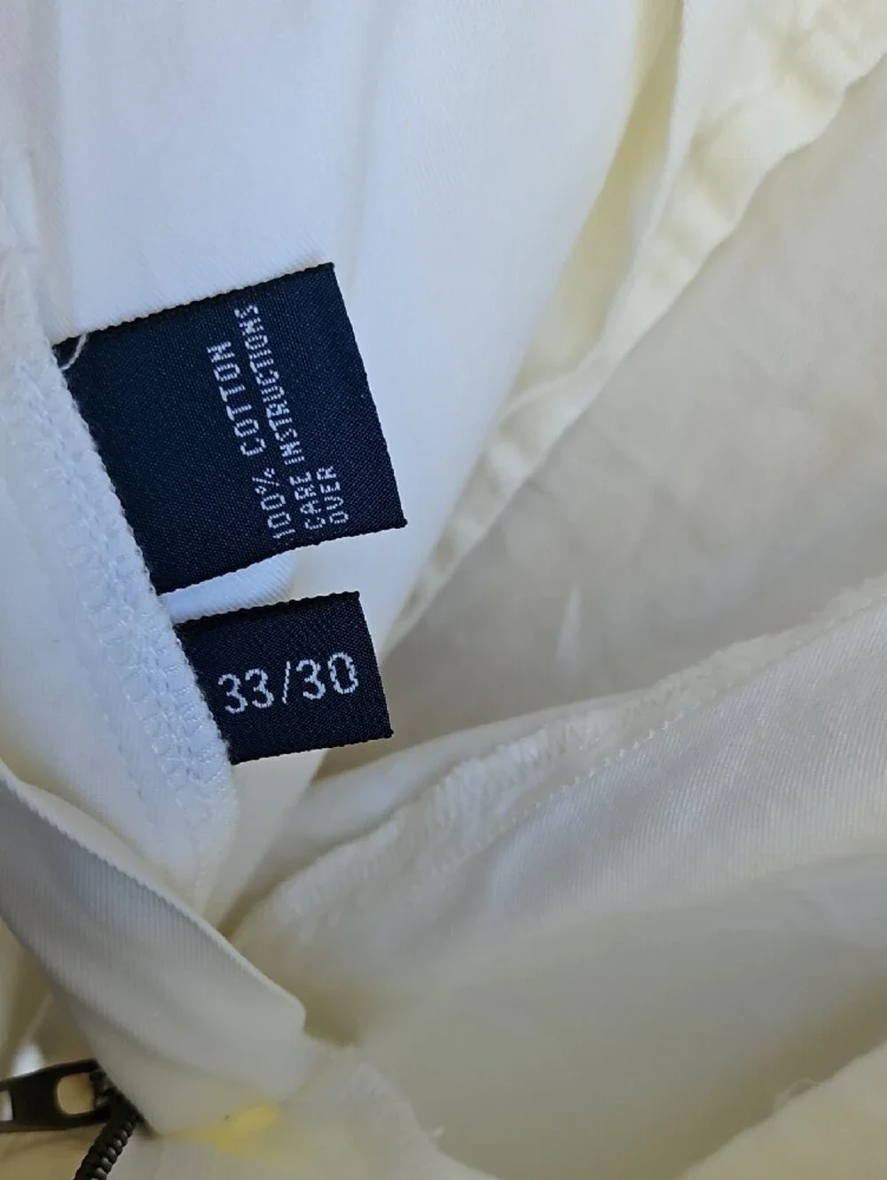 Polo by Ralph Lauren Men's White Pleated Chinos
